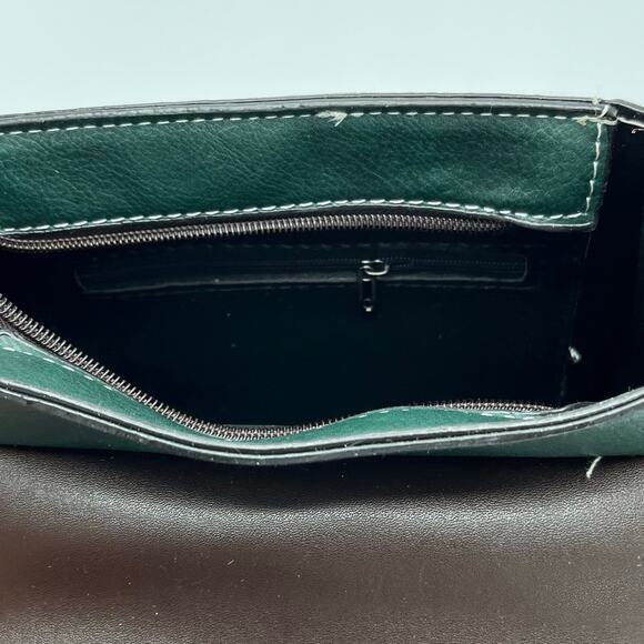 Bumblebee Faux Leather Handbag or Backpack in Green - Picture 5 of 5